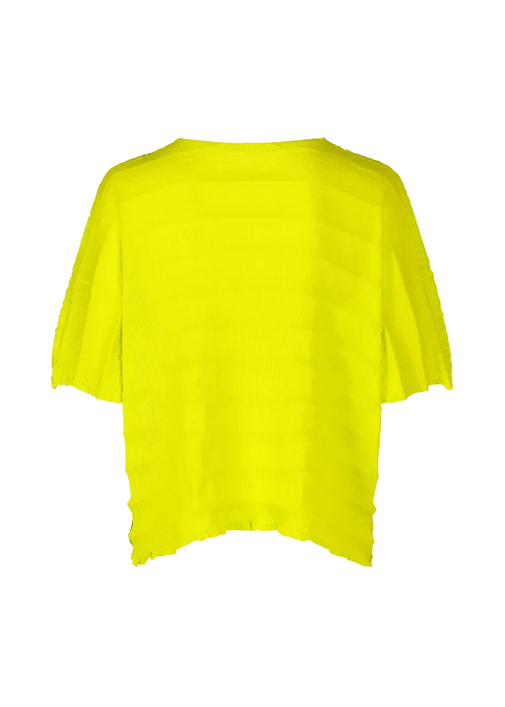 Ripple See-Through Crepe