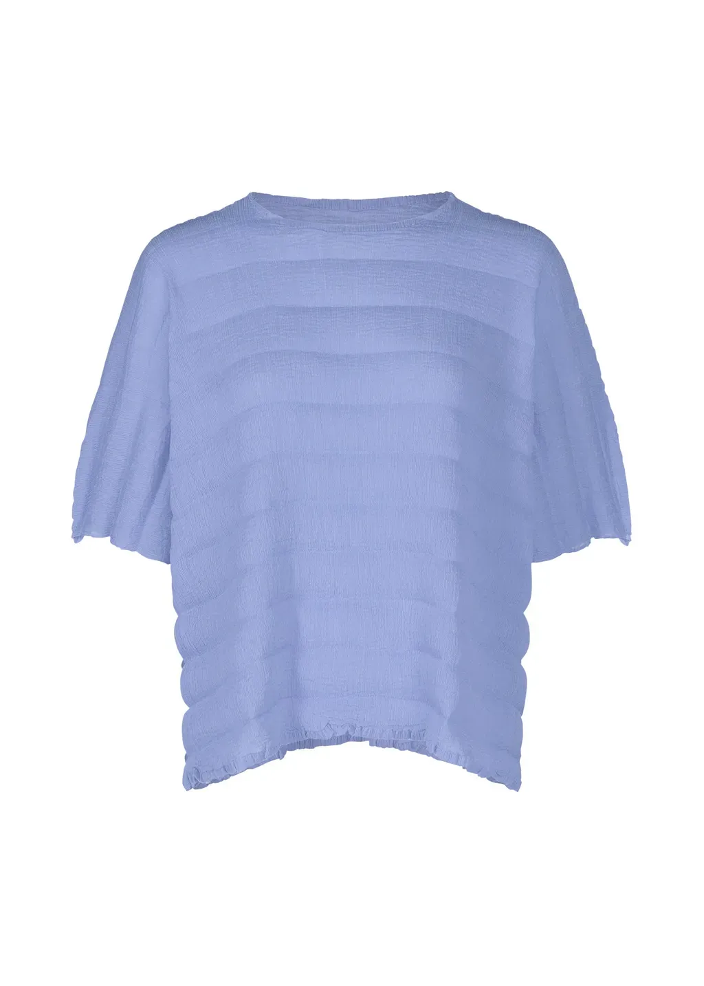 Ripple See-Through Crepe