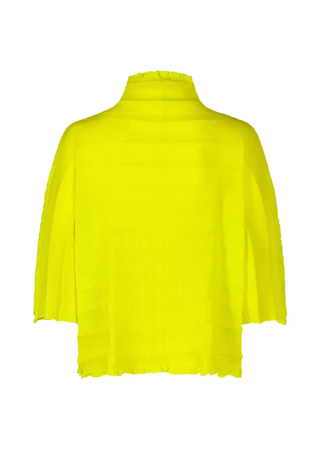 Ripple See-Through Crepe