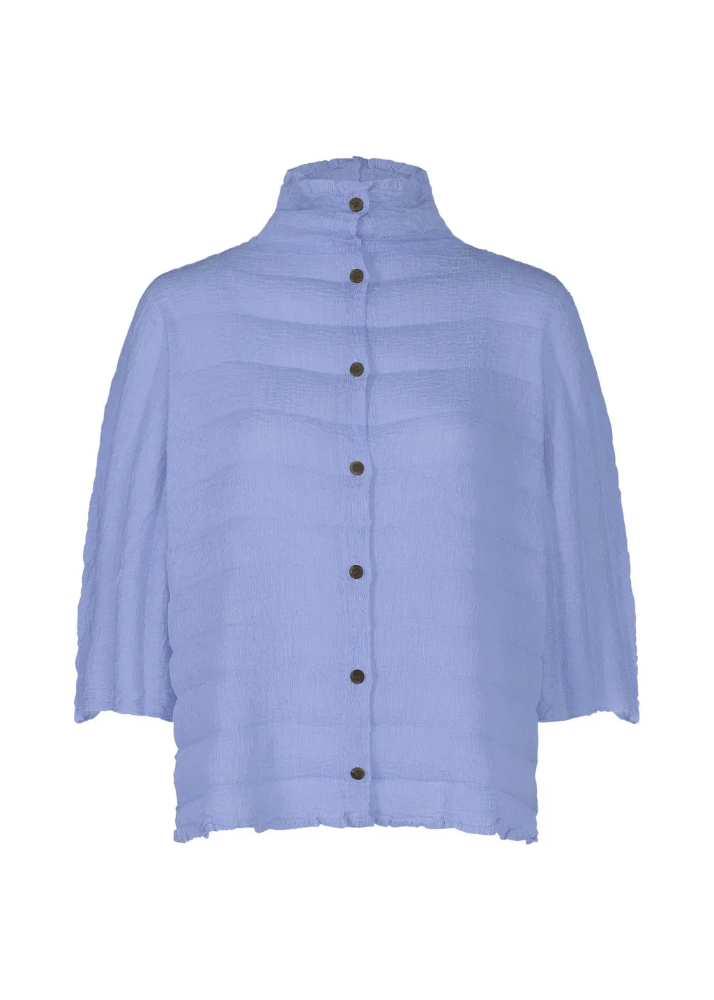 Ripple See-Through Crepe