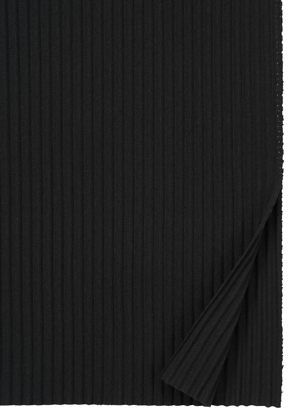 Fine Knit Pleats Black