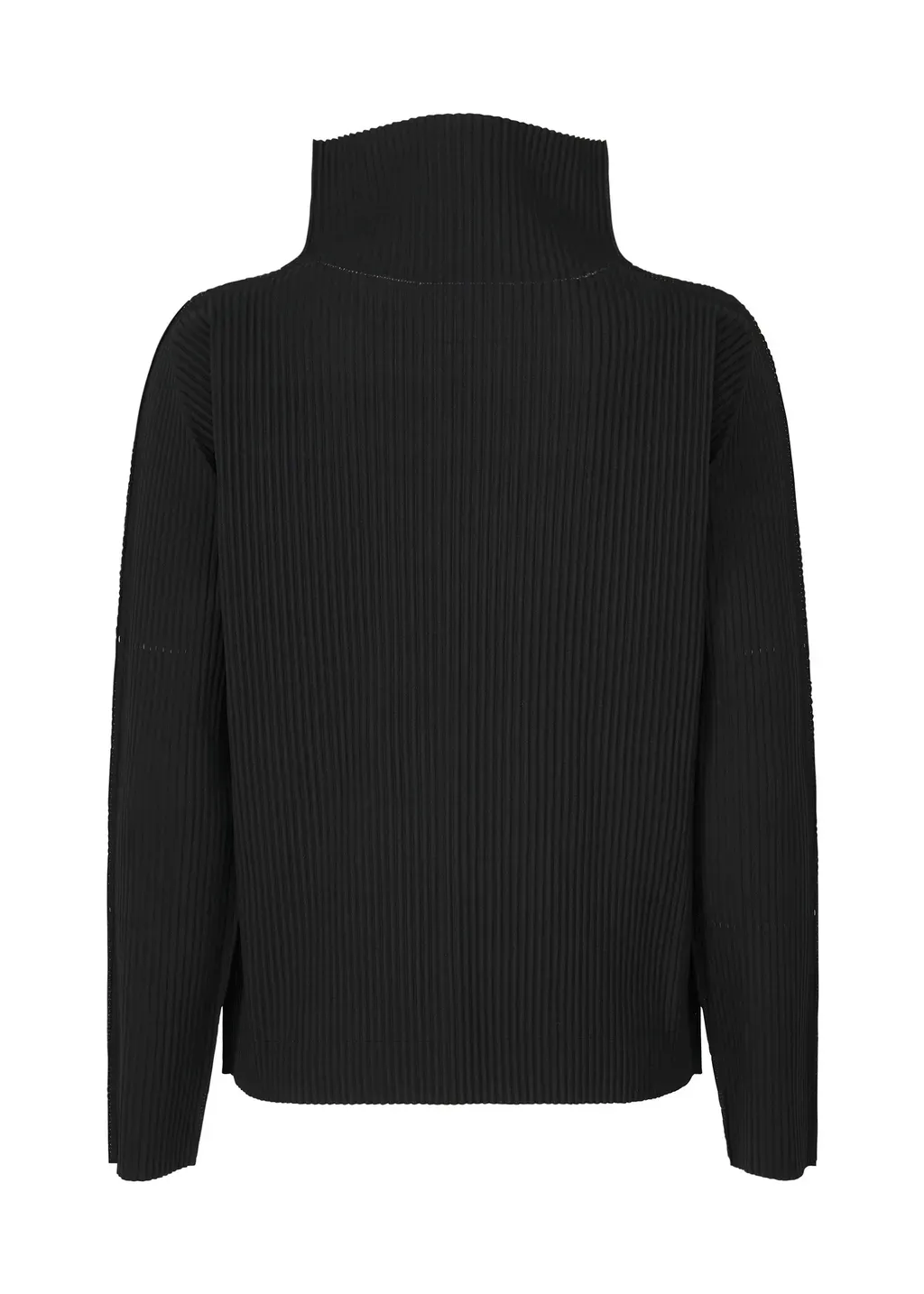 Fine Knit Pleats Black
