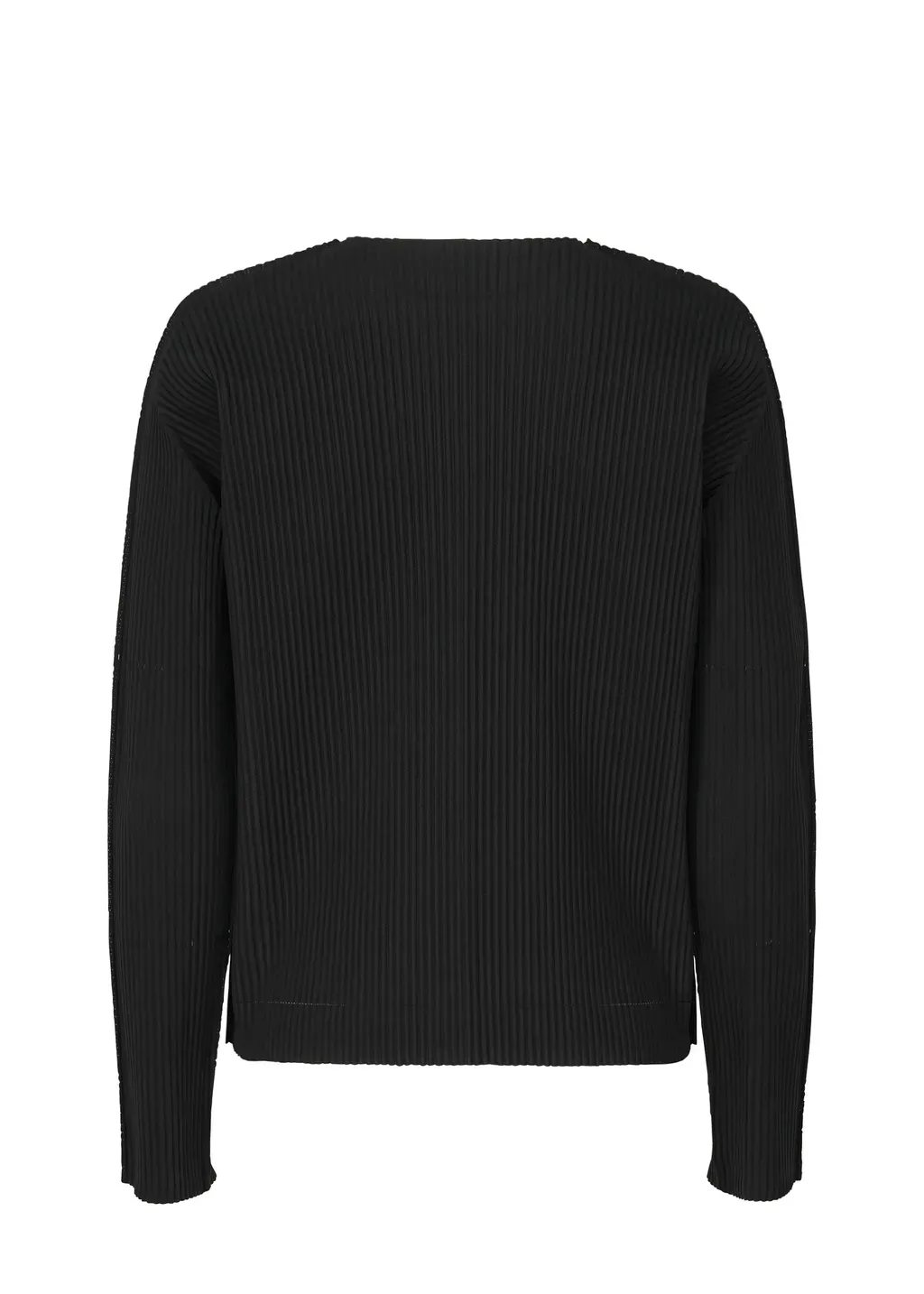 Fine Knit Pleats Black