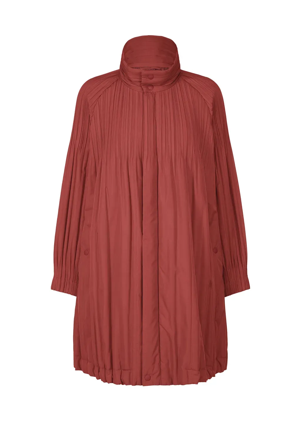 Padded Pleats Coat