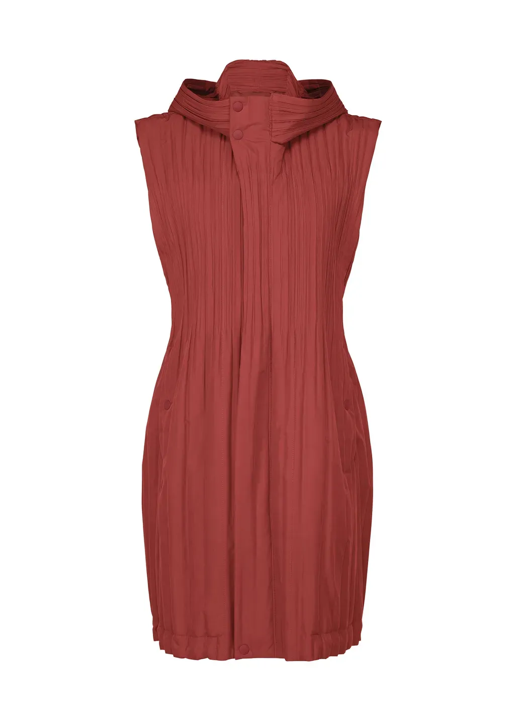 Padded Pleats Coat