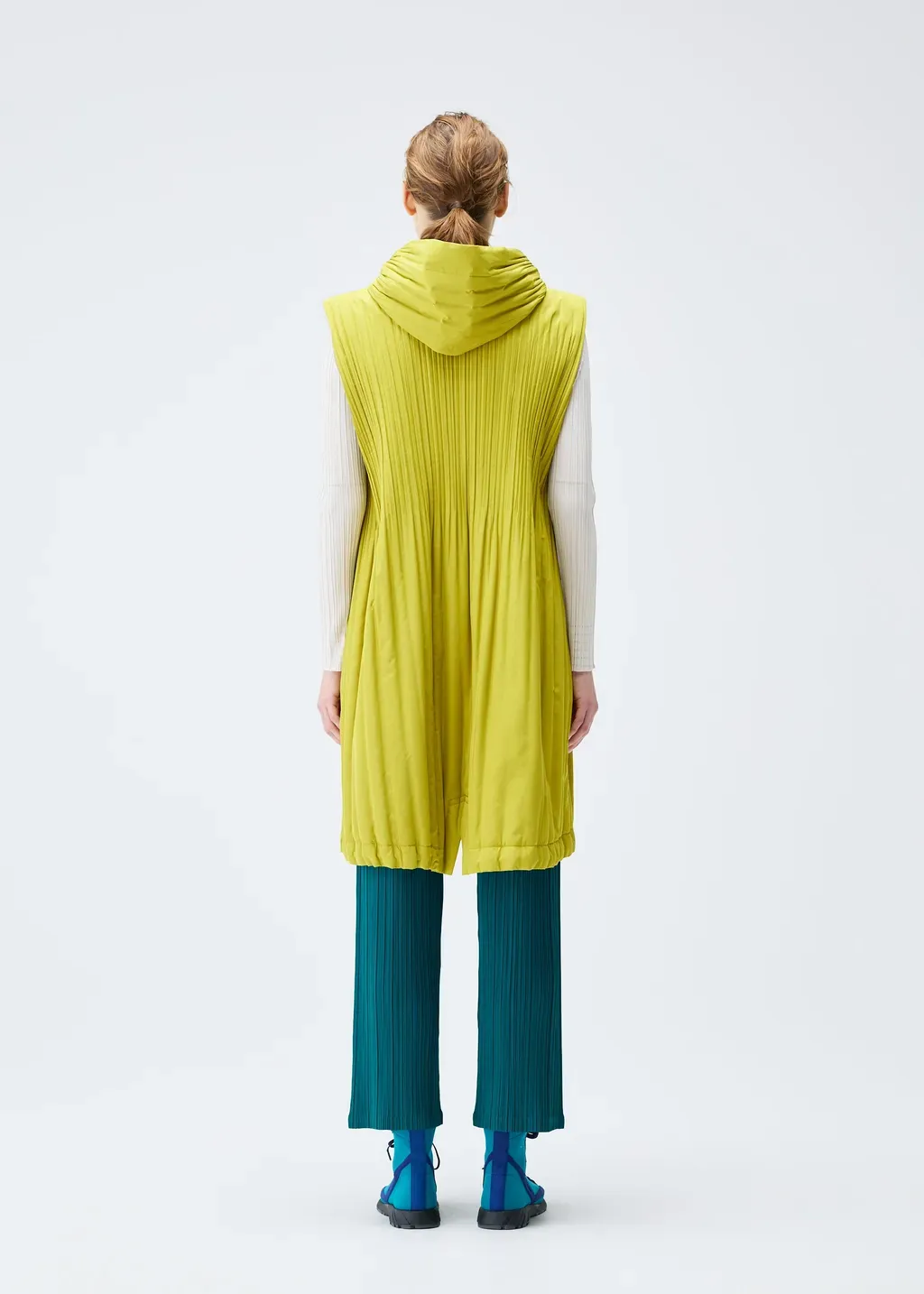 Padded Pleats Coat