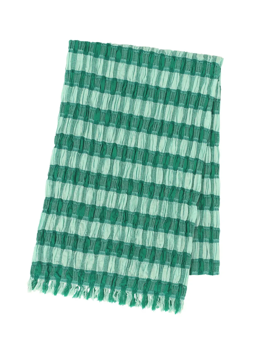 Cotton Check Scarf