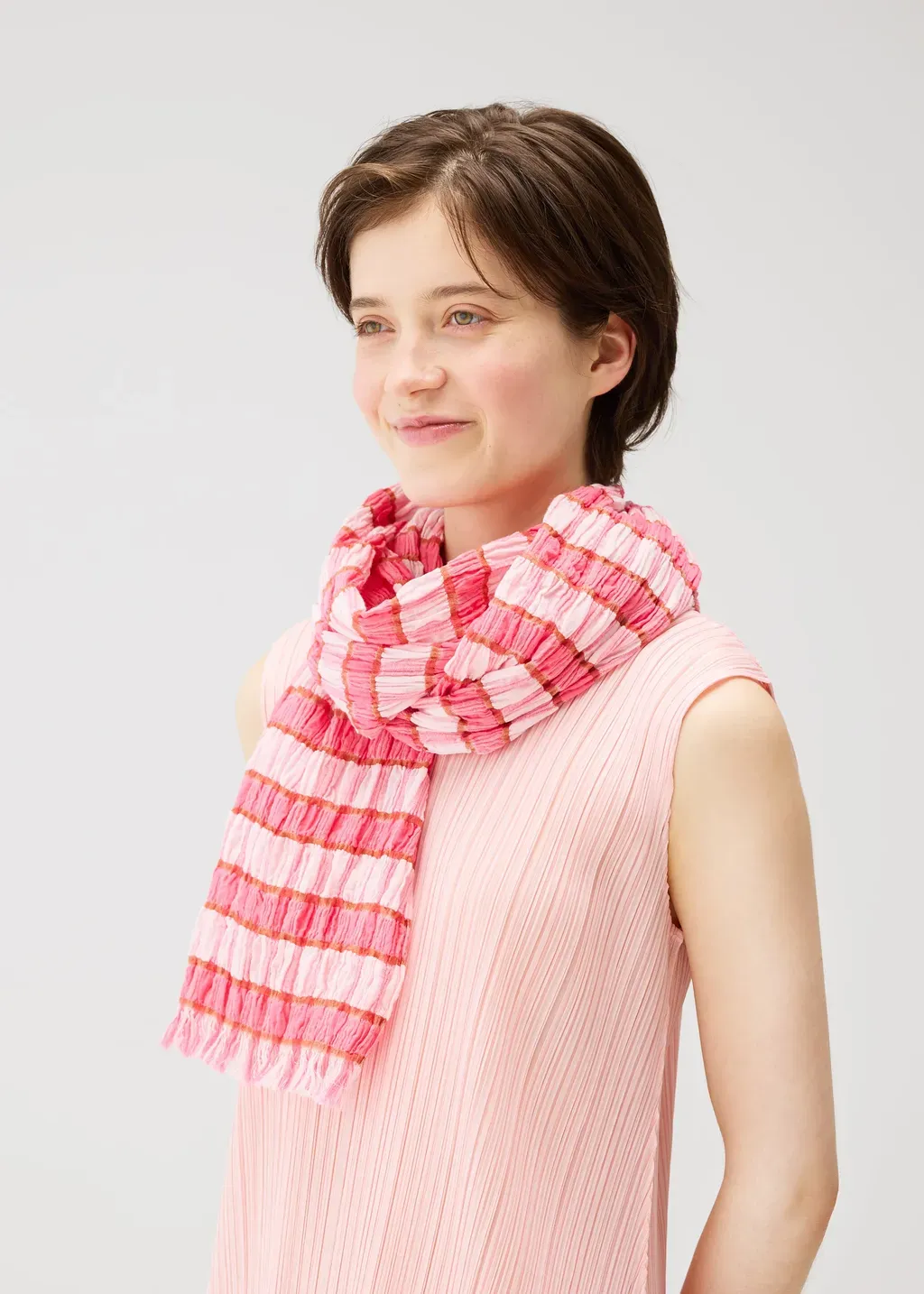 Cotton Check Scarf