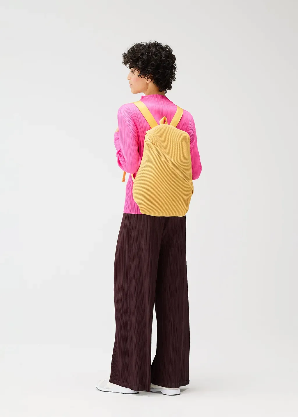 Bias Pleats Backpack