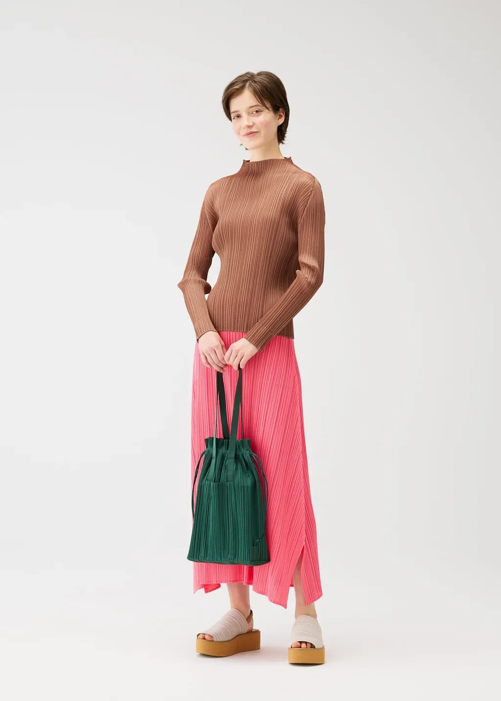 Pleats Tote Bag