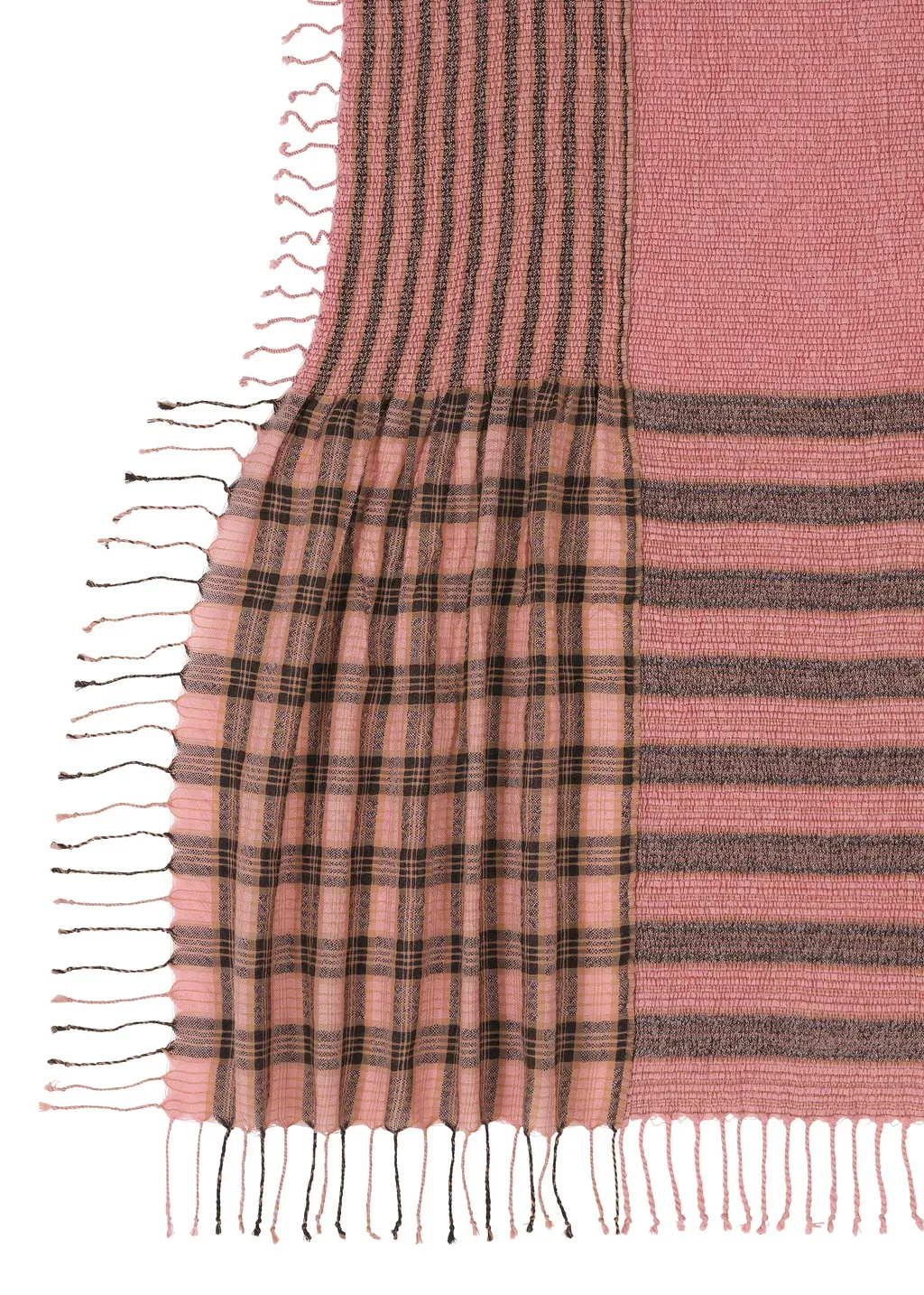 Crepe Tartan Stole