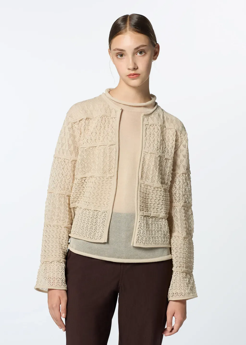 Curling Sheer Knit