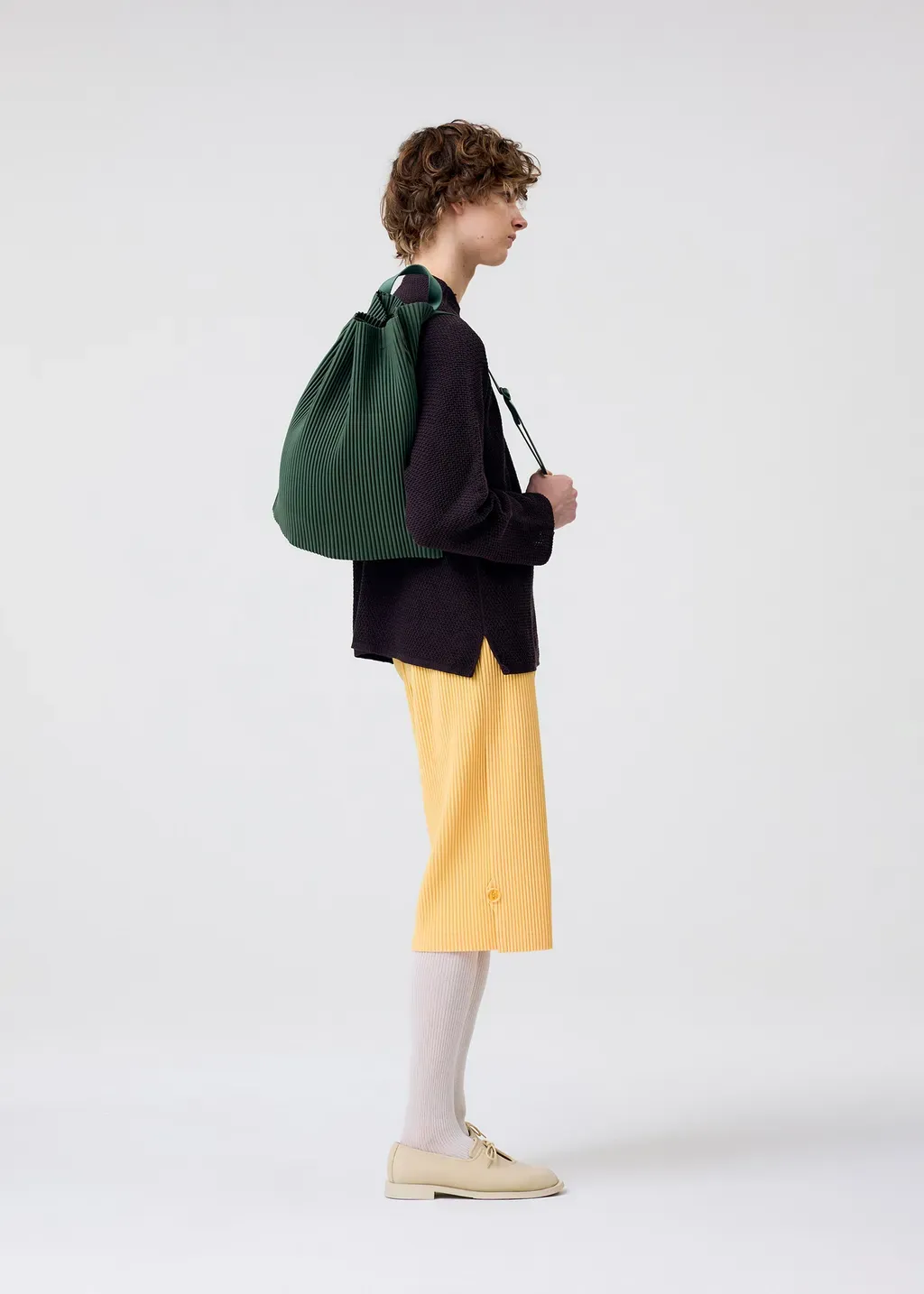 Drawstring Pleats Bag