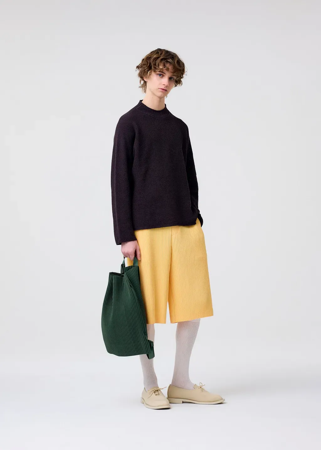 Drawstring Pleats Bag