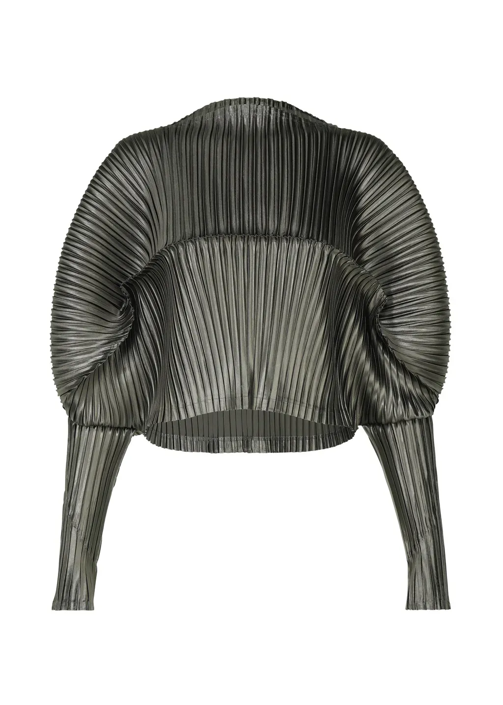 Glossed Metal Pleats