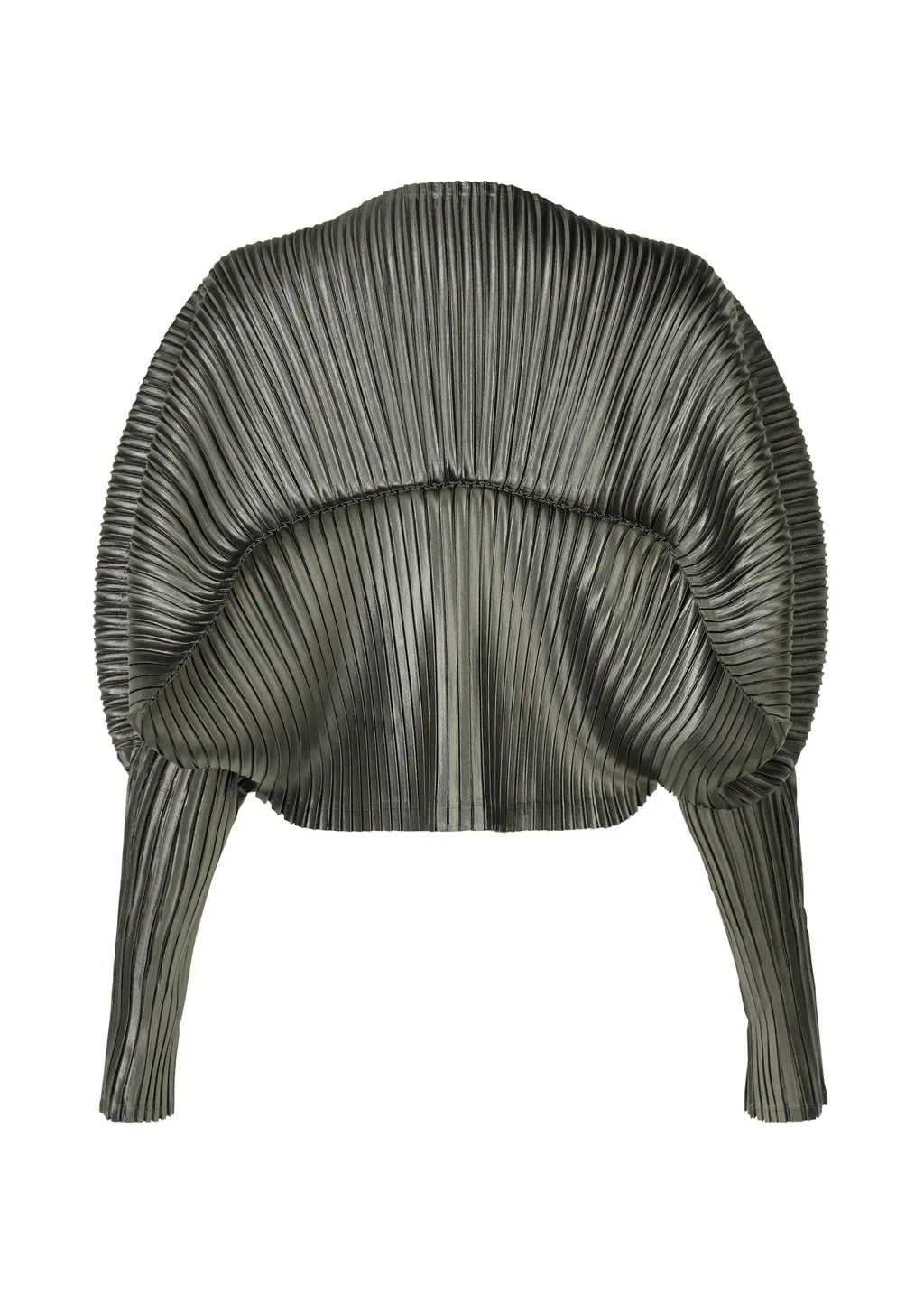 Glossed Metal Pleats