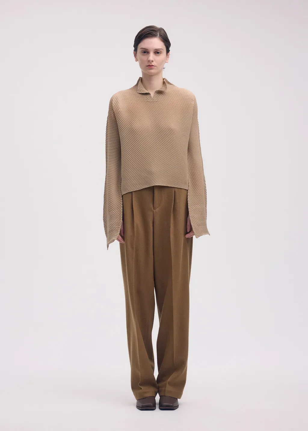 Shifted Misty Pleats
