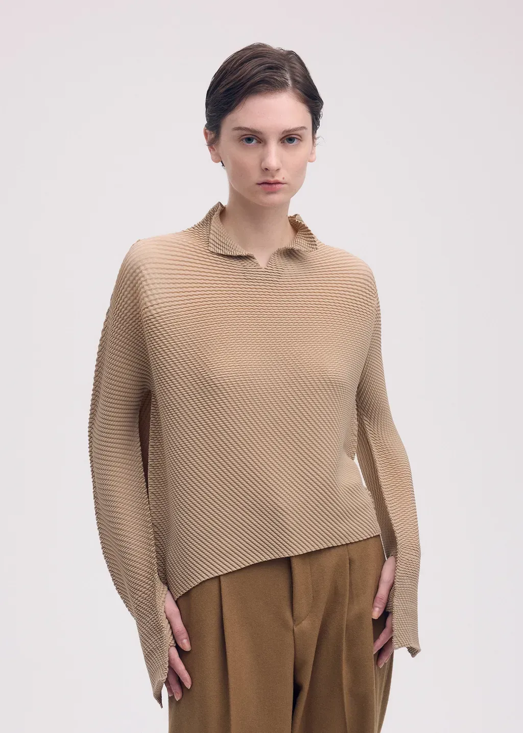 Shifted Misty Pleats
