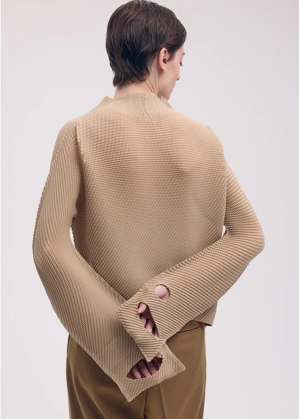 Shifted Misty Pleats