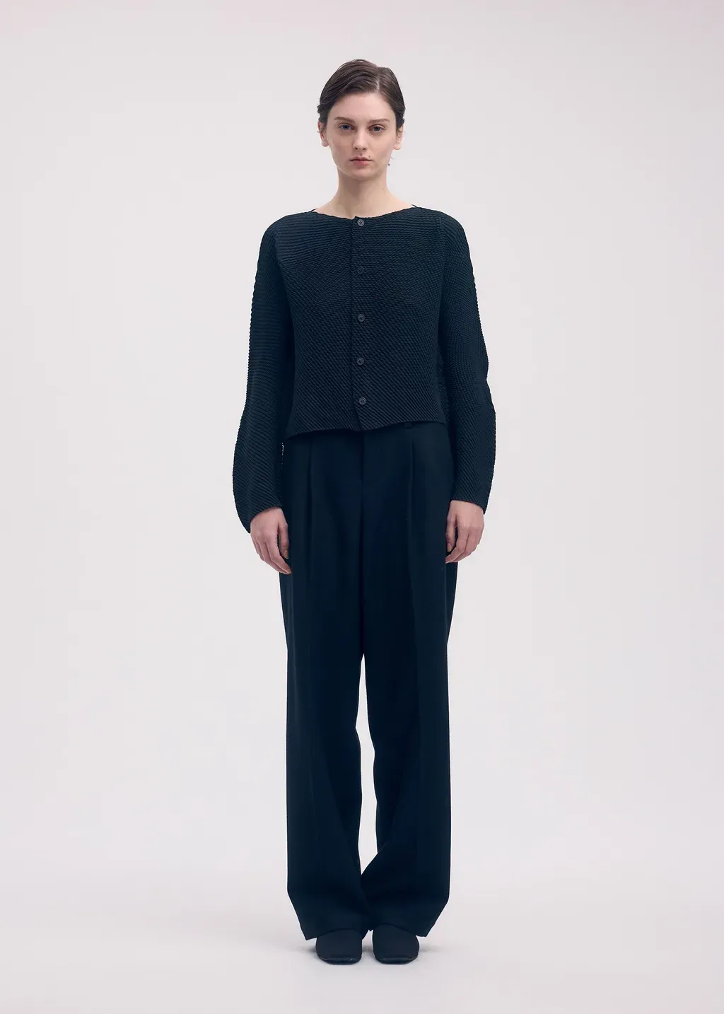 Shifted Misty Pleats