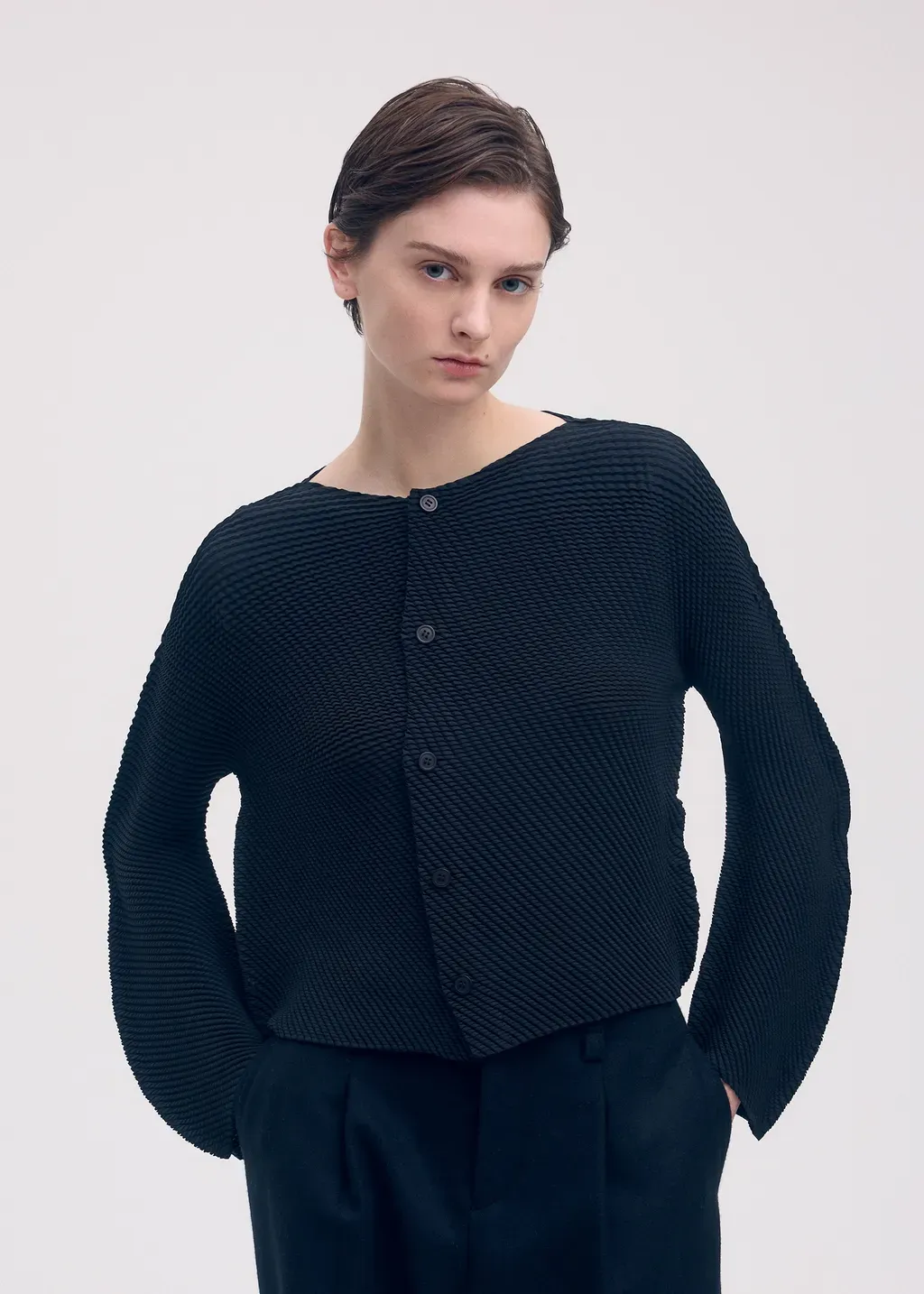 Shifted Misty Pleats