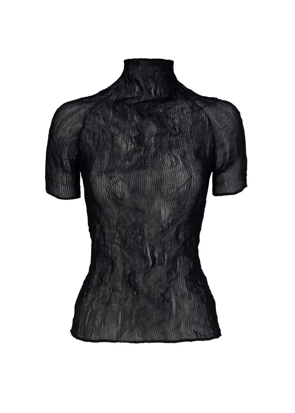 Chiffon Twist Bk/Wt-66