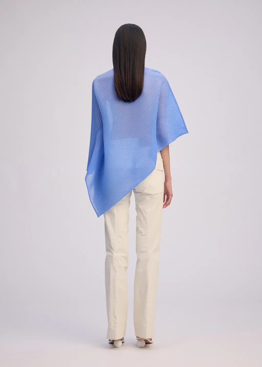 Sheer Scarf Pleats