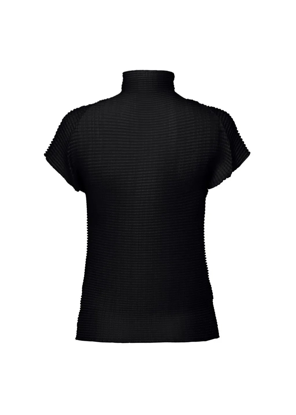 Wooly Pleats Bk/Wt-66