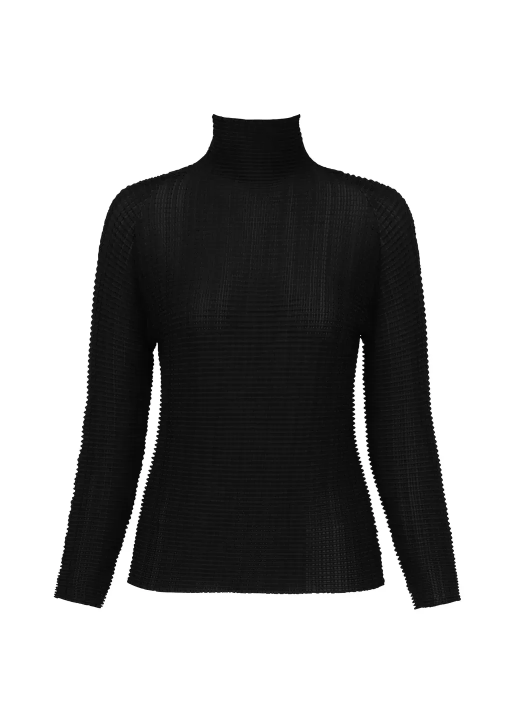 Wooly Pleats Bk/Wt-66