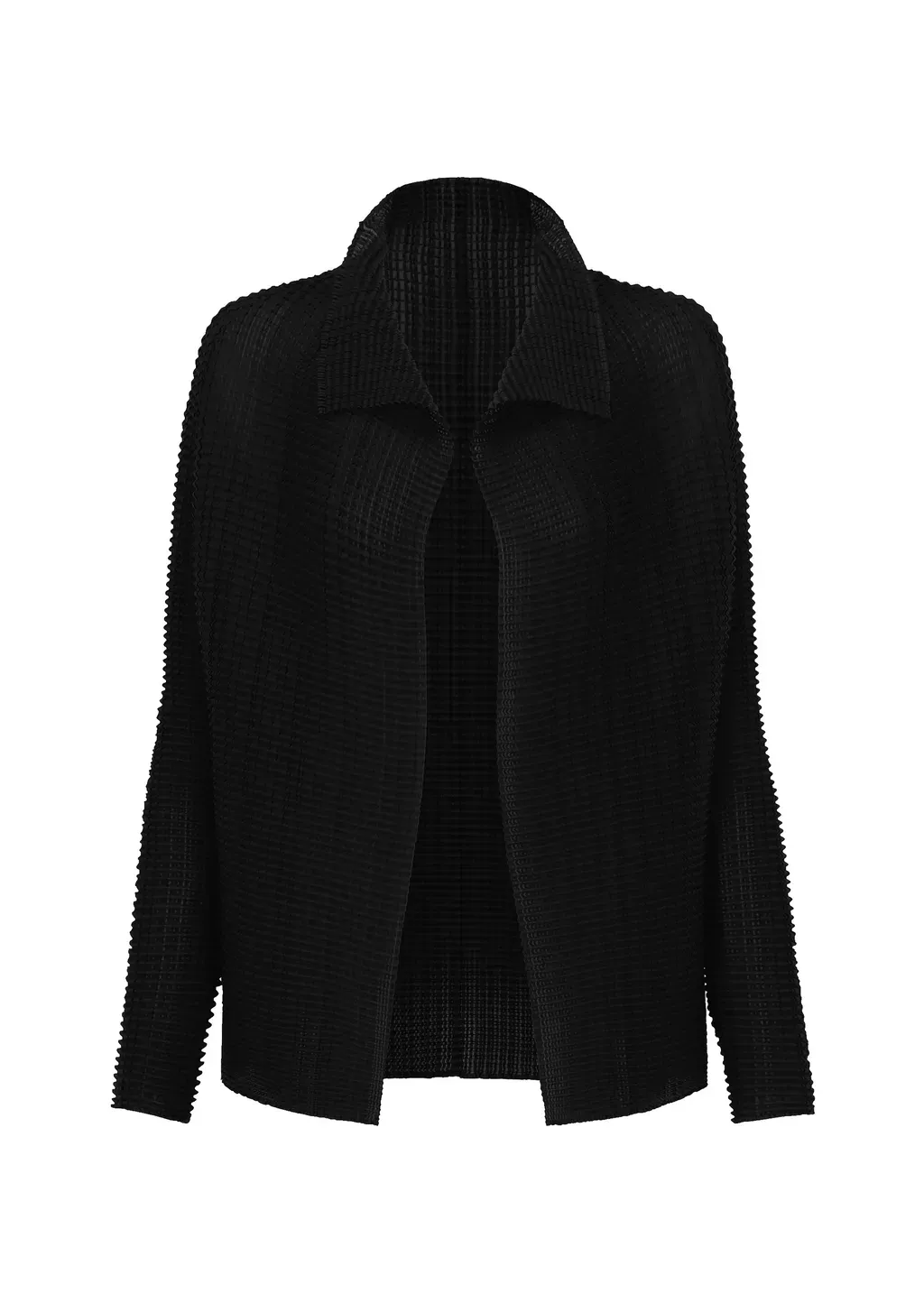 Wooly Pleats Bk/Wt-66