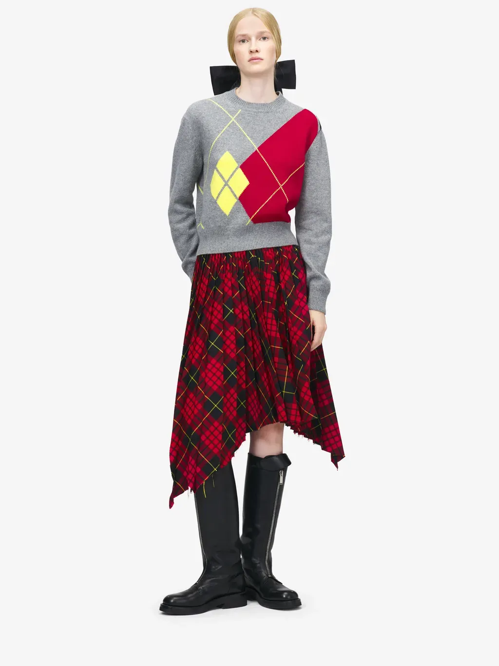 Argyle Crew Neck Jumper