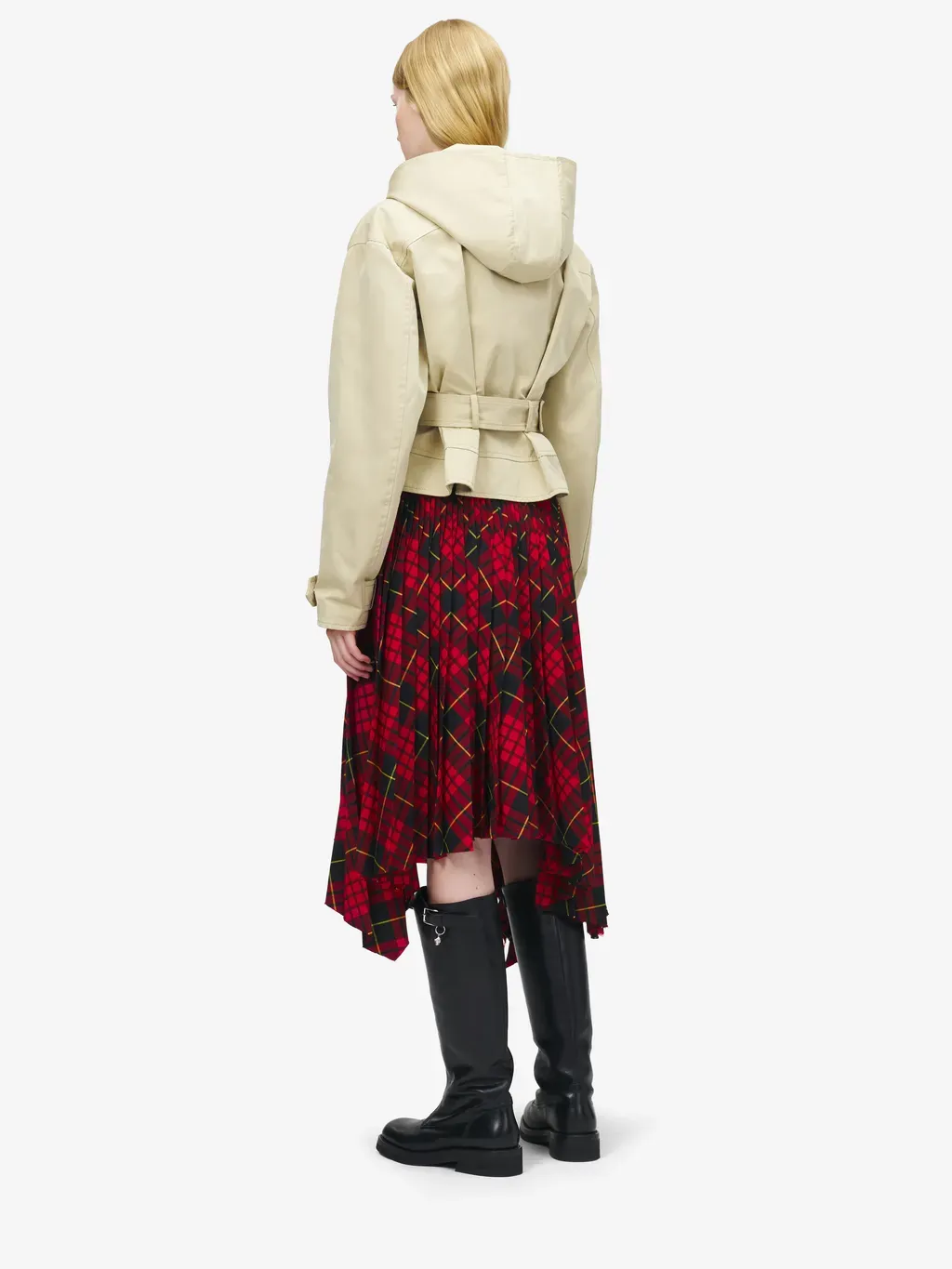 Belted Peplum Jacket