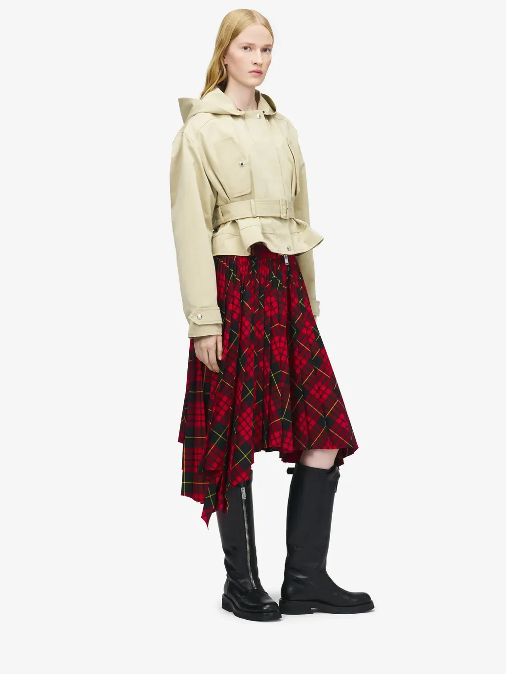 Belted Peplum Jacket