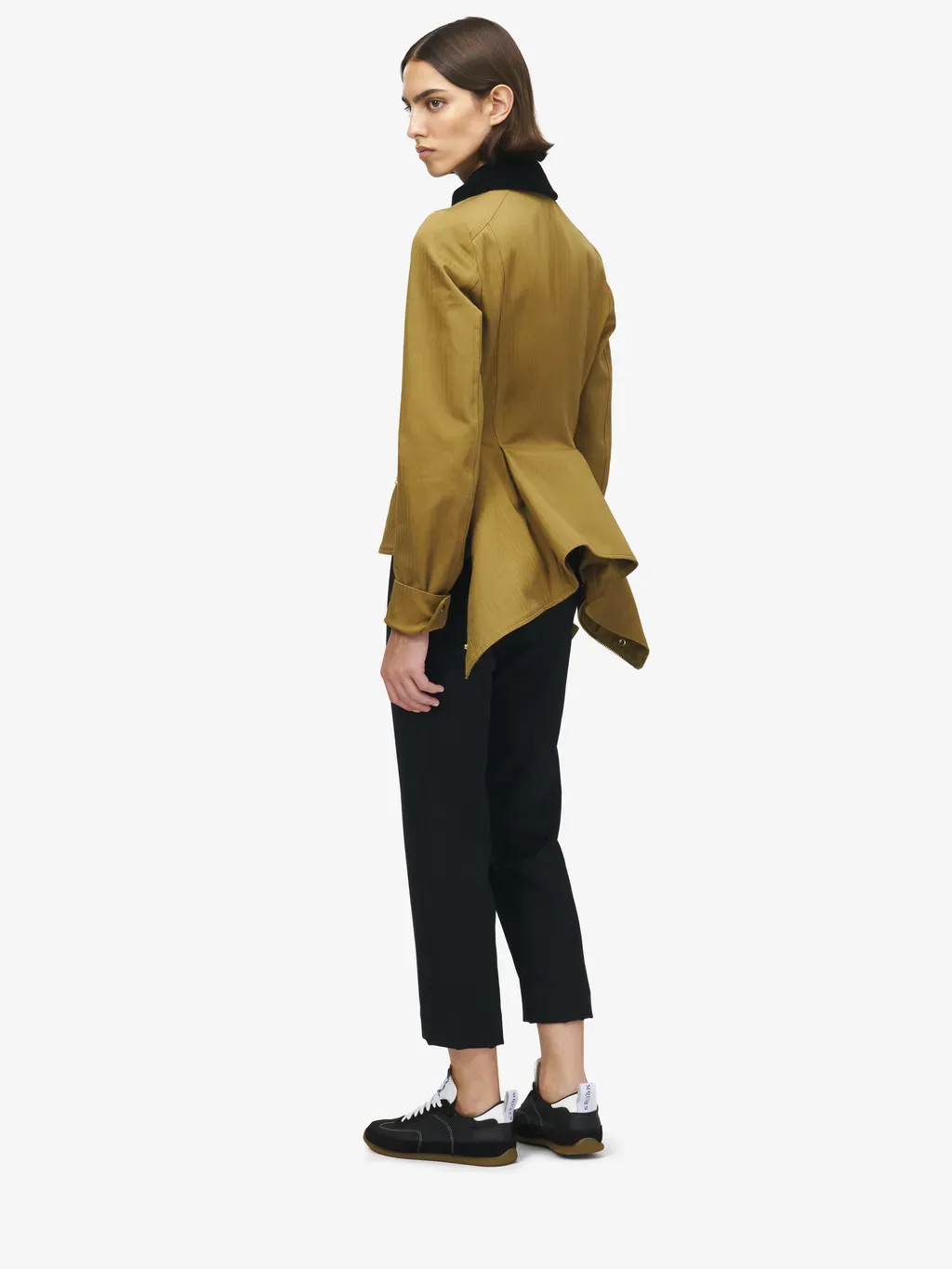 Cotton Herringbone Kickback Jacket
