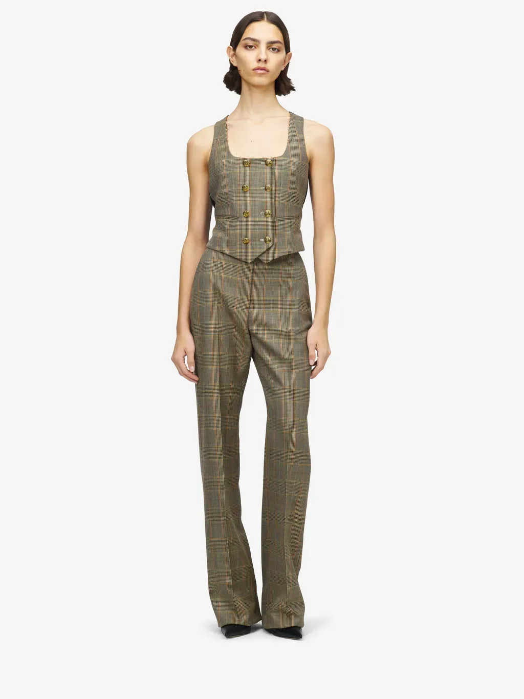 Country Check Waistcoat