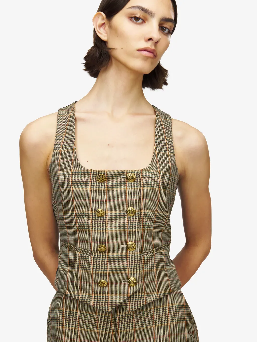 Country Check Waistcoat