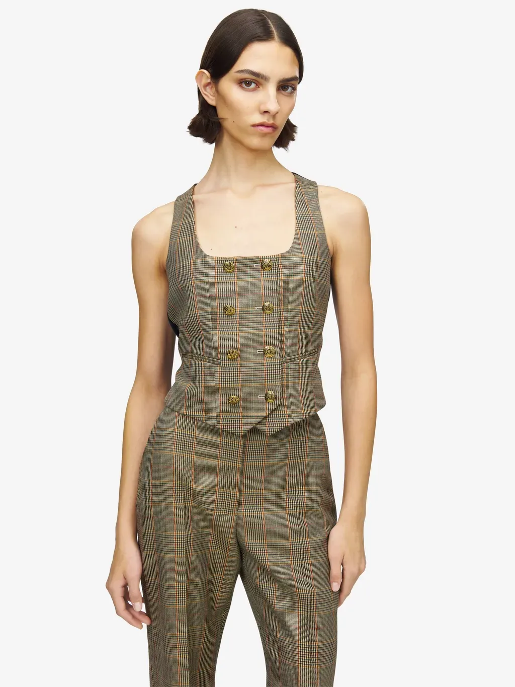 Country Check Waistcoat
