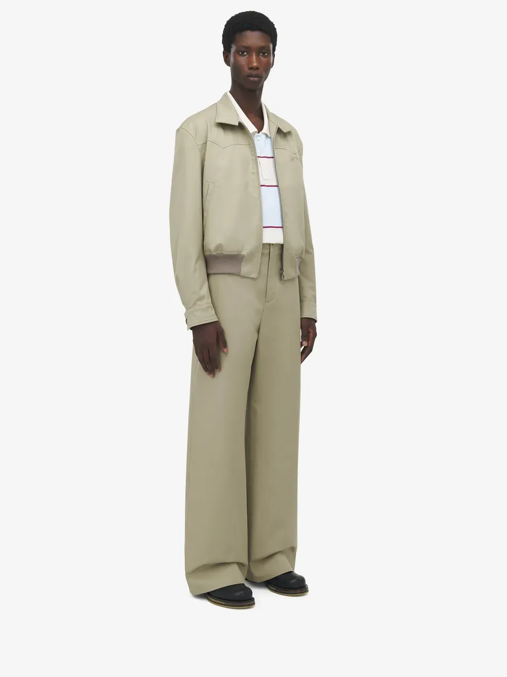Cropped Harrington Jacket