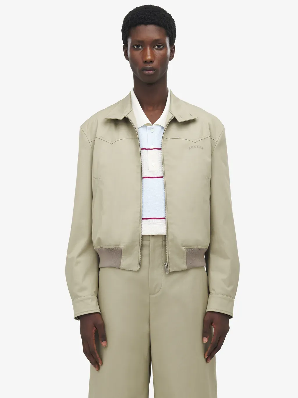Cropped Harrington Jacket