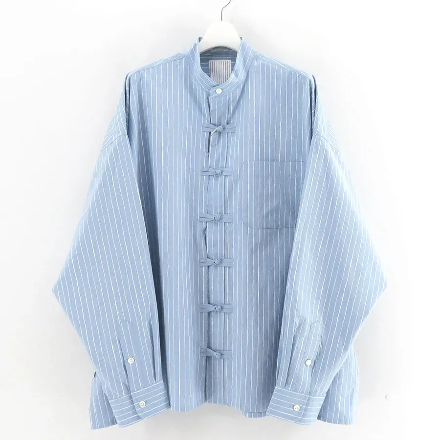 Cotton Stripekung Fu Shirt