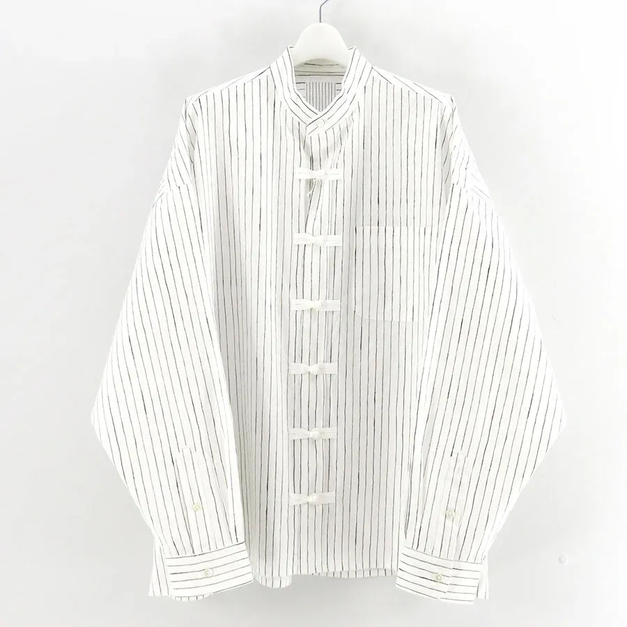 Cotton Stripekung Fu Shirt