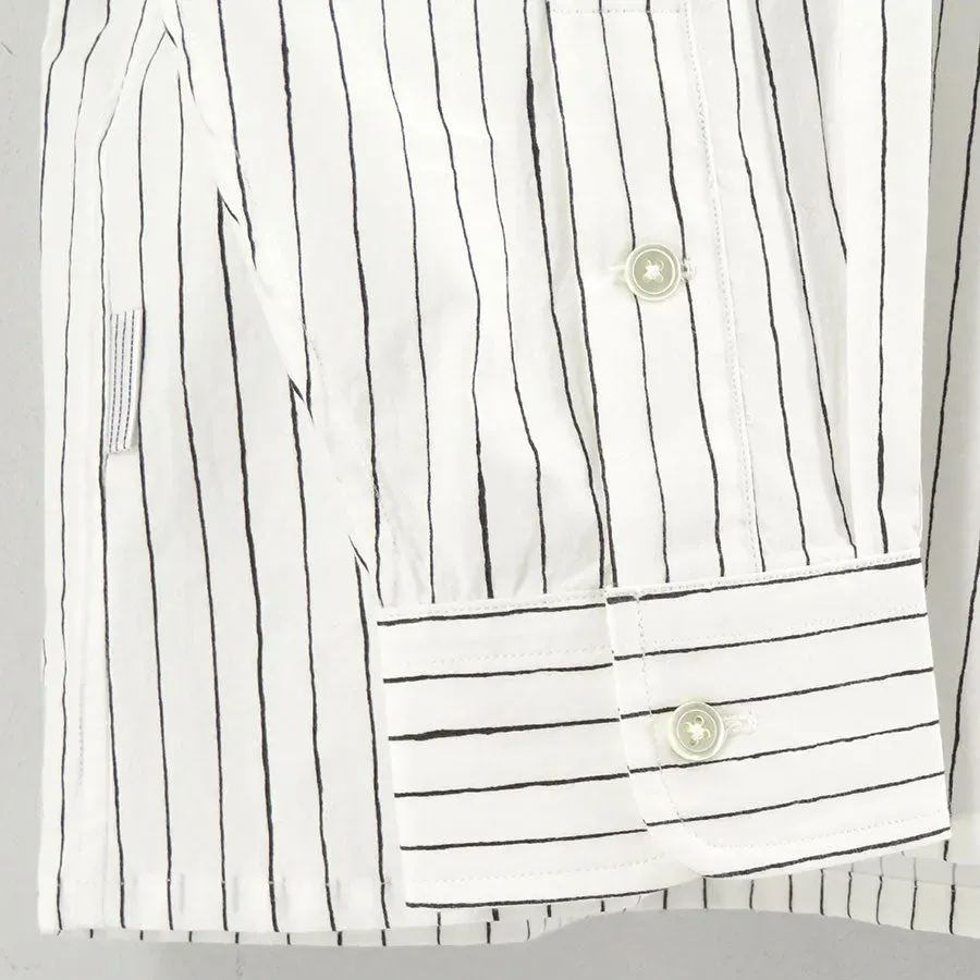 Cotton Stripekung Fu Shirt