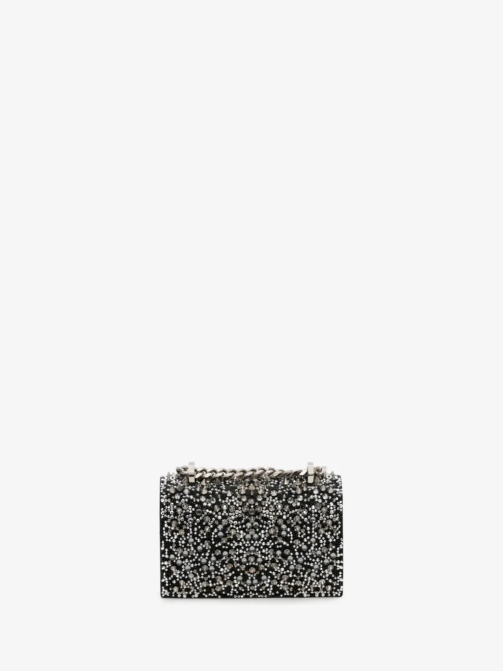 Crystal-Embellished Mini Jewelled Satchel