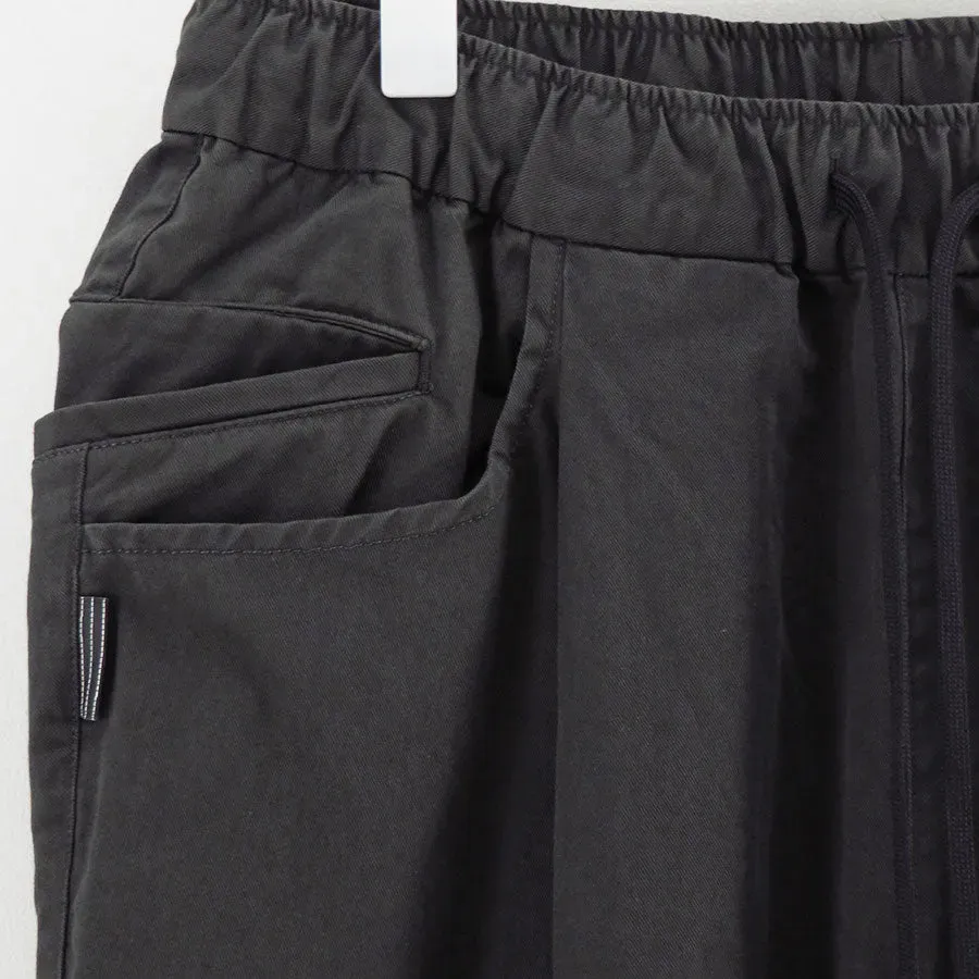 Wide Tapered Easy Pants