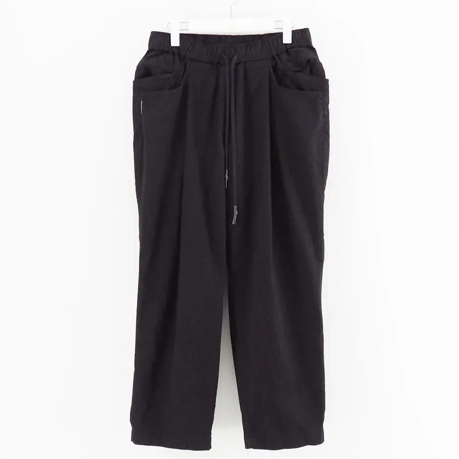 Wide Tapered Easy Pants