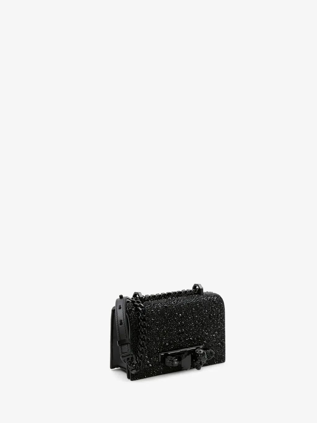 Crystal-Embellished Mini Jewelled Satchel
