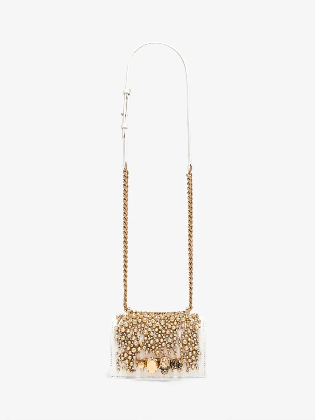 Crystal Embroidery Mini Jewelled Satchel