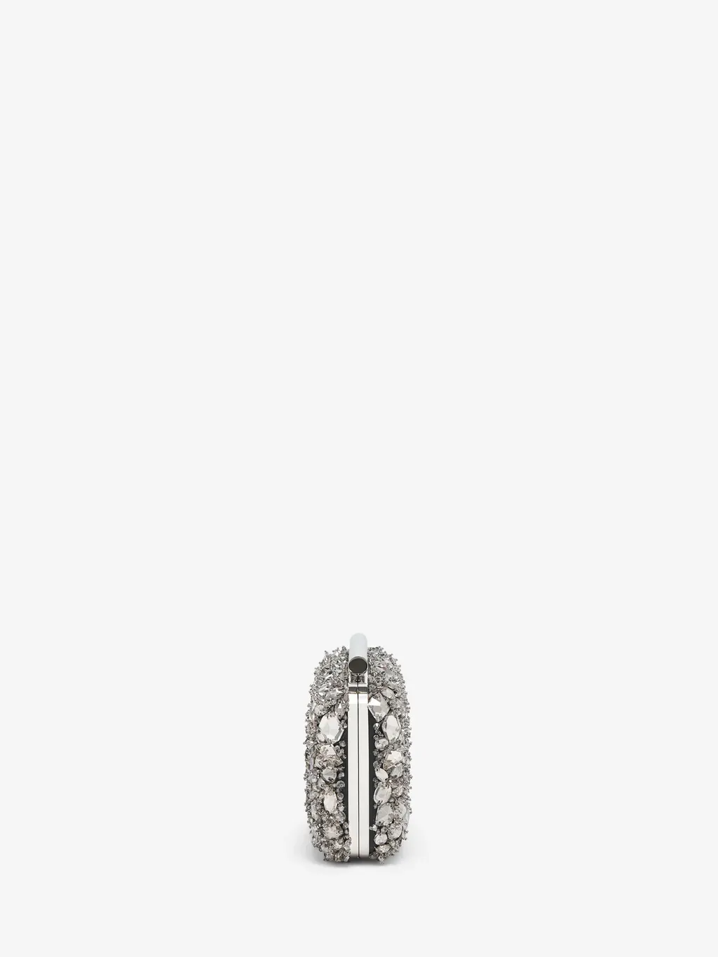 Crystal Embroidery T-Bar Box Clutch