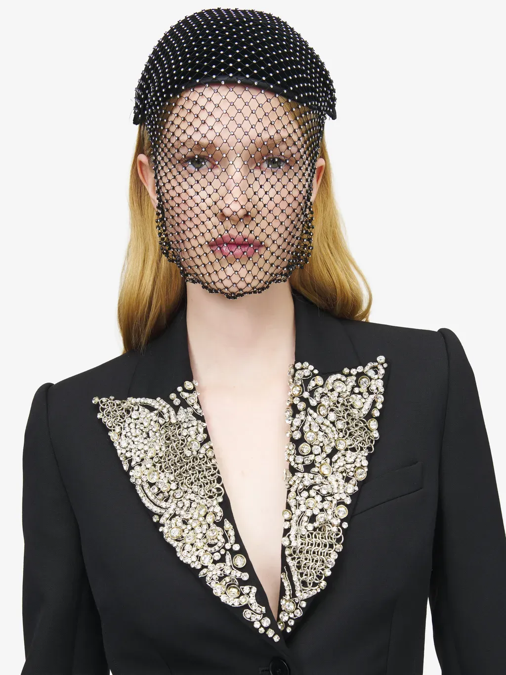 Crystal Mesh Fascinator
