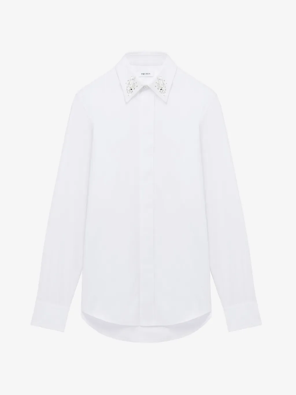 Crystal Mirror Embroidery Shirt